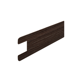 Наклейка для торца профиля 2207, дуб шамони тёмный, паз 10 мм, Super Profil