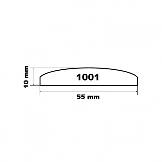 МДФ профиль 1001, орех лесной, Super Profil - фото 2