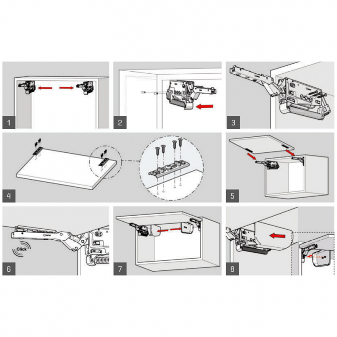 Подъемный механизм, D-lite lift A1, серый, Samet Подъемный механизм, D-lite lift A1, серый, Samet