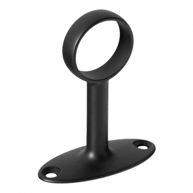 Джокер тримач труби D=25 мм, наскрізний, чорний