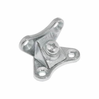 Стяжка угловая Бабочка, цинк, Samet