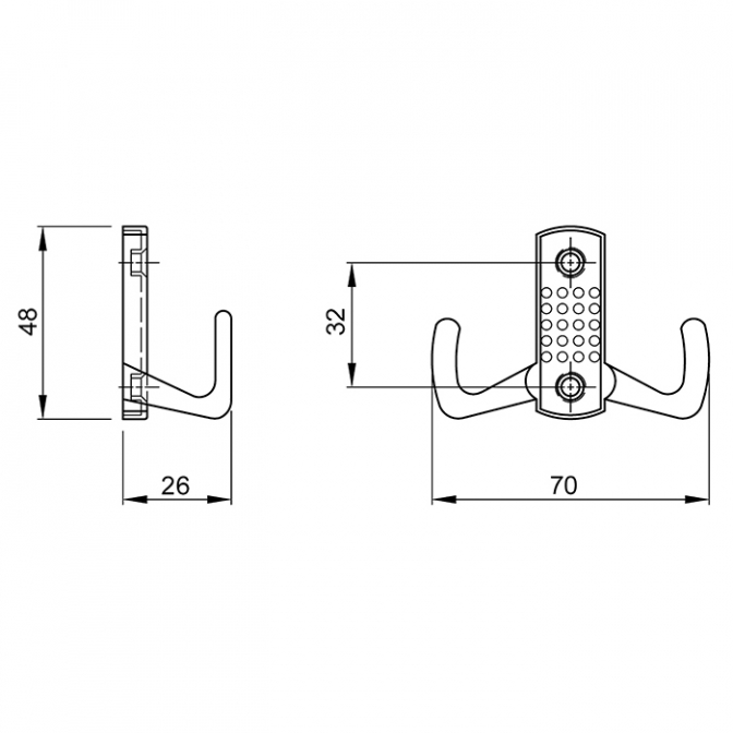 Крючок DW-341, золото, DC (OL) Крючок DW-341, золото, DC (OL)