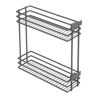 Карго MOVIX, 200, левое боковое крепление, с доводчиком, графит, GTV Карго MOVIX, 200, левое боковое крепление, с доводчиком, графит, GTV