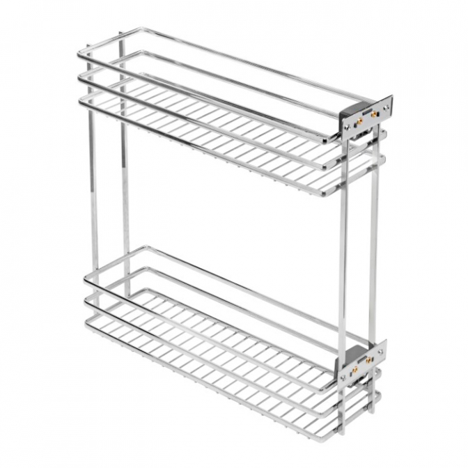 Карго MOVIX, 200, ліве бокове кріплення, з дотягувачем, хром, GTV