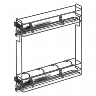 Карго 150, левое боковое крепление, с доводчиком, антрацит, Starax Карго 150, левое боковое крепление, с доводчиком, антрацит, Starax