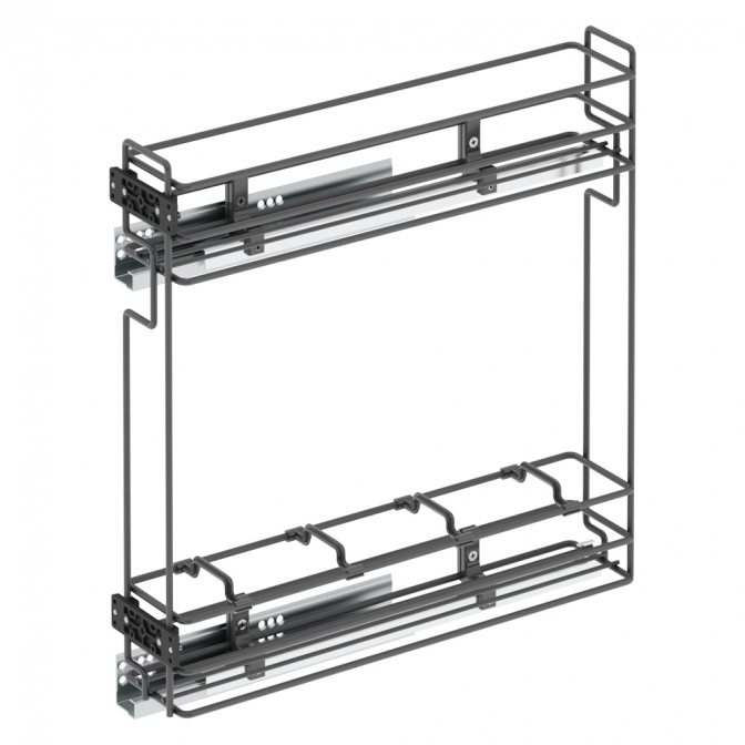 Карго 150, левое боковое крепление, с доводчиком, антрацит, Starax Карго 150, левое боковое крепление, с доводчиком, антрацит, Starax