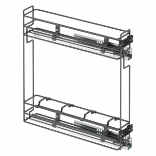 Карго 150, правое боковое крепление, с доводчиком, антрацит, Starax