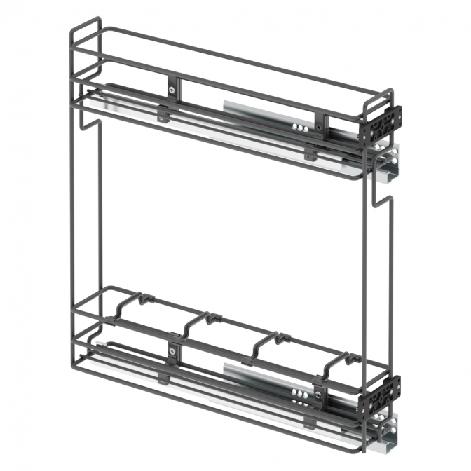 Карго 150, правое боковое крепление, с доводчиком, антрацит, Starax Карго 150, правое боковое крепление, с доводчиком, антрацит, Starax