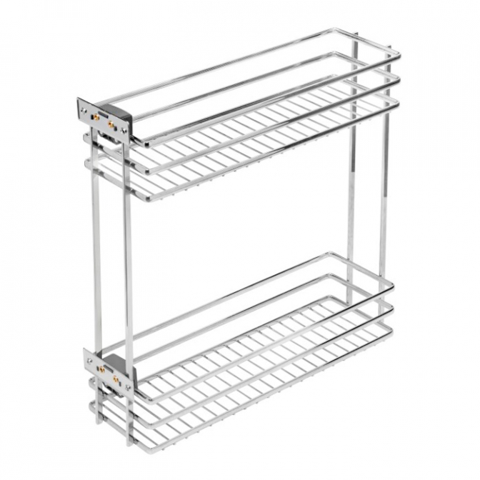 Карго MOVIX, 200, праве бокове кріплення, з дотягувачем, хром, GTV