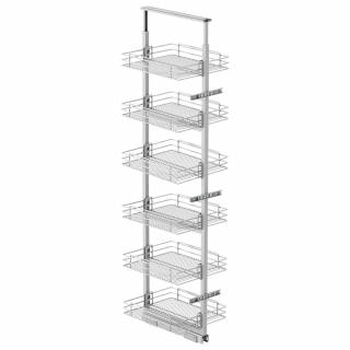 Карго-колонна 300, H=1850-2000 мм, 6 полок, хром, Starax