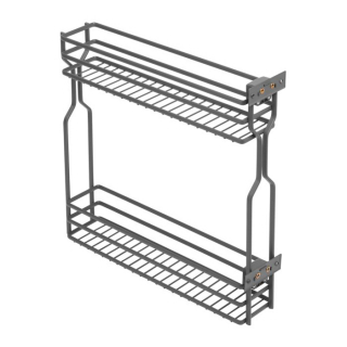 Карго MOVIX, 150, левое боковое крепление, с доводчиком, графит, GTV