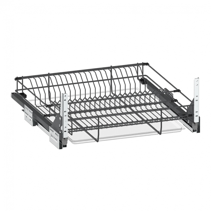 Кошик-сушка висувна Variant Multi, 900, з дотягувачем, графіт, Rejs Кошик-сушка висувна Variant Multi, 900, з дотягувачем, графіт, Rejs