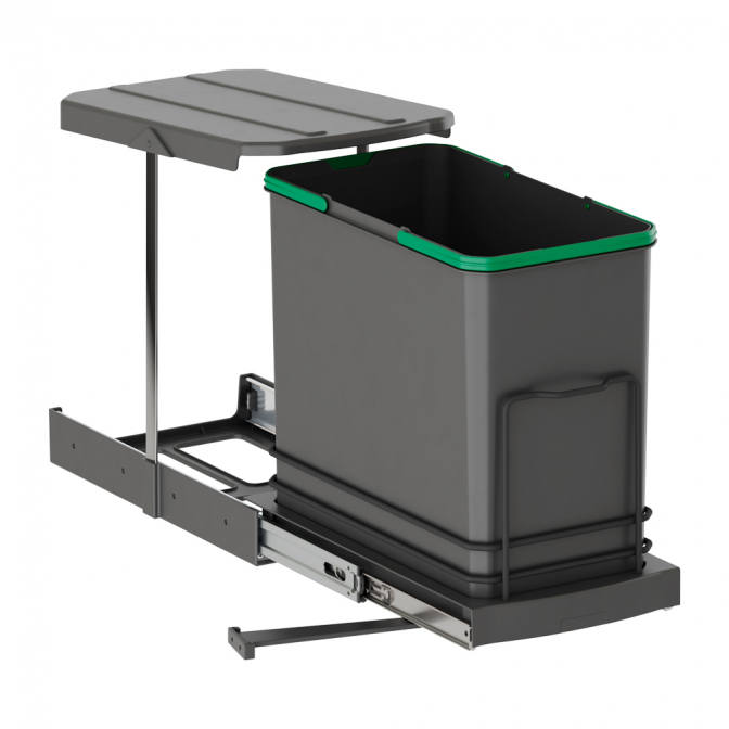 Відро висувне 400, 24 л, антрацит, Starax Відро висувне 400, 24 л, антрацит, Starax