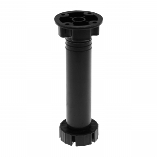 Ножка кухонная, регулируемая, H=150 мм, чёрная