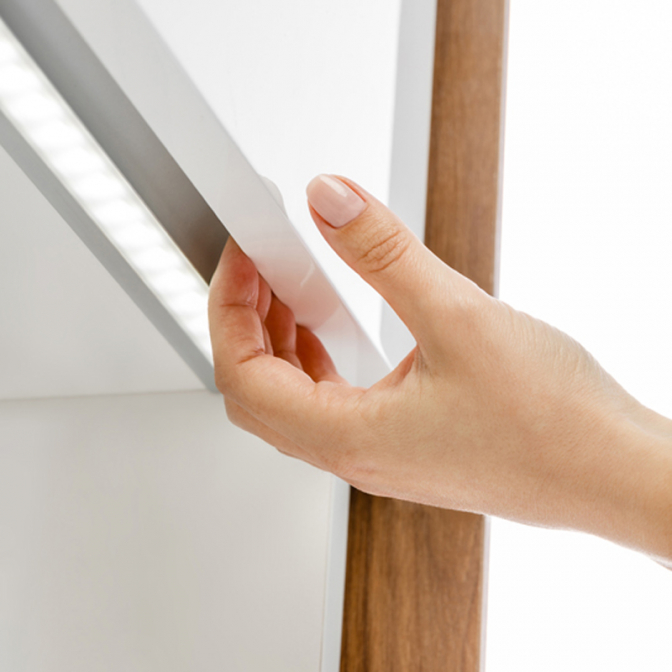 Профіль для LED стрічки GLAX, 3000 мм, торцевий, чорний, GTV - фото 4 Профіль для LED стрічки GLAX, 3000 мм, торцевий, чорний, GTV - фото 4