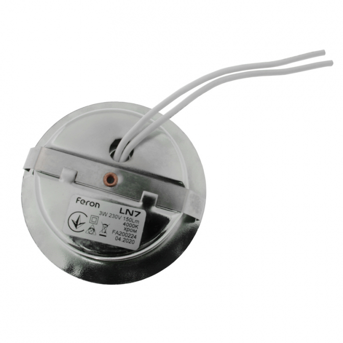 LED Світильник LN7, 3W, хром, Feron - фото 2 LED Світильник LN7, 3W, хром, Feron - фото 2