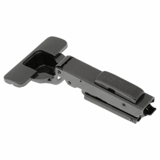 Петля накладна Solid pro, з дотягувачем, 3D, чорна, GTV