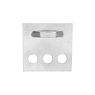 Кріплення дзеркала до стіни, пластина, 55х55 мм