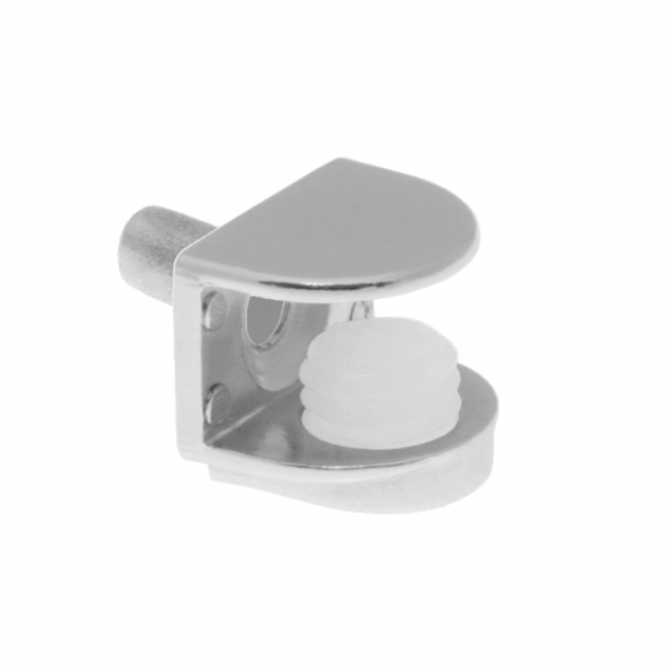 Полкодержатель для стекла, с фиксацией 4-8 мм, с штифтом