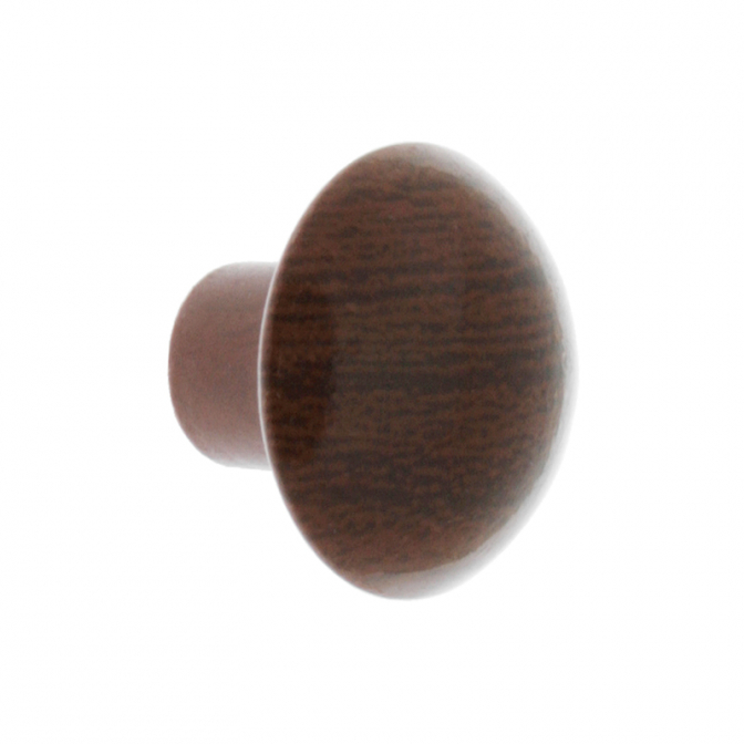 Ручка мебельная кнопка 7, орех тёмный
