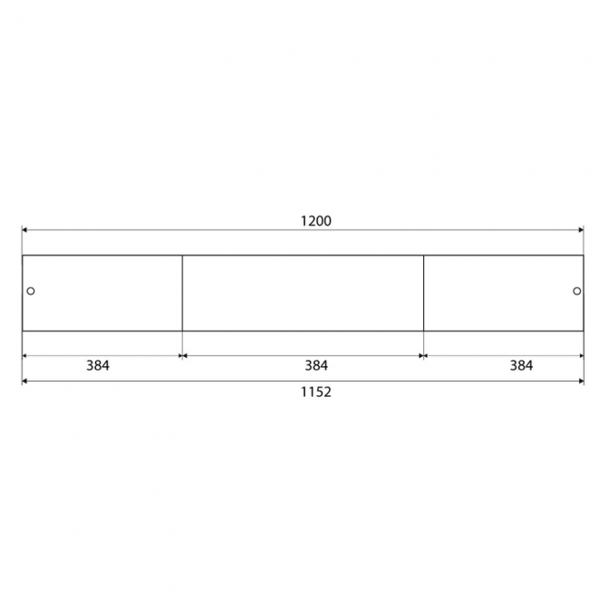 Ручка мебельная DL-199, 1152 мм, чёрная, DC - фото 5