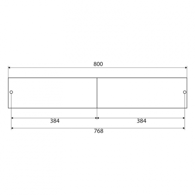 Ручка мебельная DL-199, 768 мм, чёрная, DC - фото 5