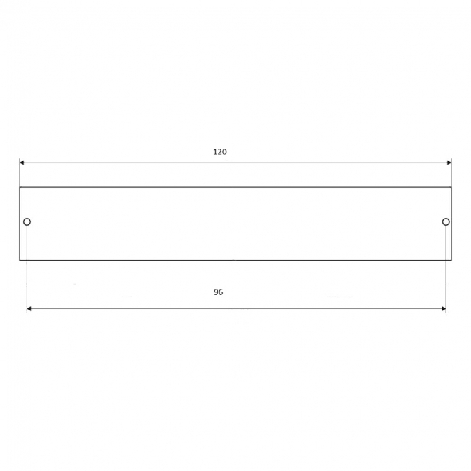 Ручка мебельная DL-199, 96 мм, чёрная, DC - фото 3