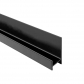 Ручка-профиль H-2, 16 мм, накладная, 3950 мм, чёрная, DC