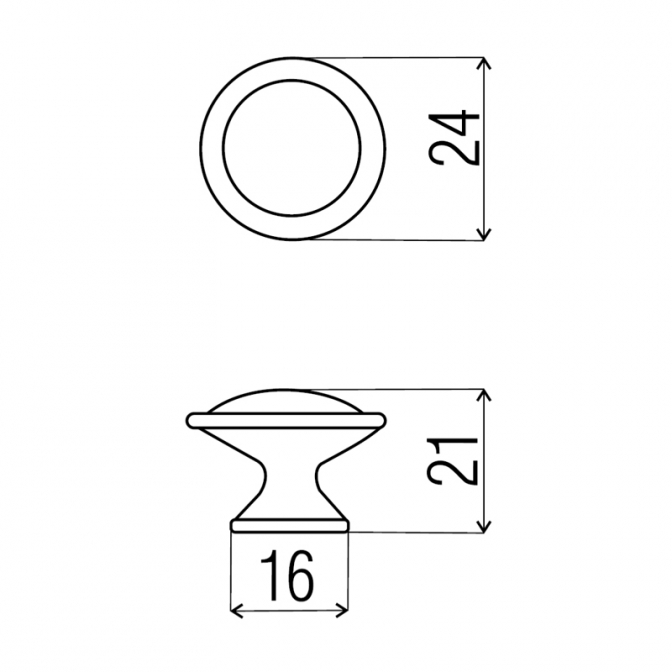 Ручка мебельная K-104, бронза, DC (OL) Ручка мебельная K-104, бронза, DC (OL)