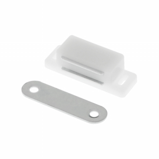 Магніт з відповідною планкою, малий, білий