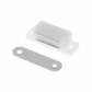Магнит с ответной планкой, малый, белый