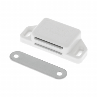 Магніт з відповідною планкою, 55 мм, білий