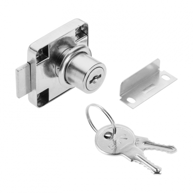 Замок врезной K-138, хром, GTV