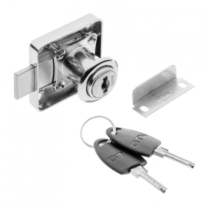 Замок C-138, с цифровым ключом, хром, GTV