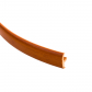 Пластиковий гнучкий Т-профіль, для ДСП 16 мм, груша коньяк структурний