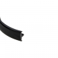 Пластиковий гнучкий Т-профіль, для ДСП 16 мм, чорний