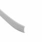 Пластиковий гнучкий С-профіль, для ДСП 16 мм, сірий