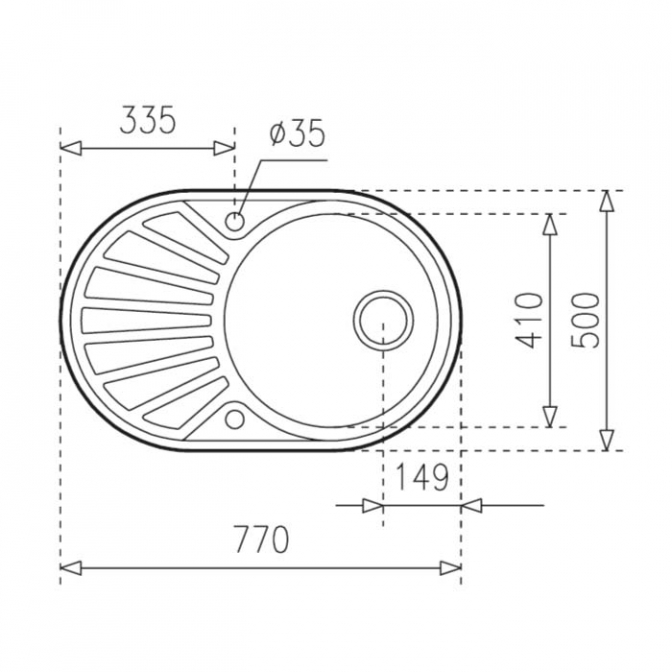 Мойка кухонная DR 77 1B 1D (40127301), матовая, Teka Мойка кухонная DR 77 1B 1D (40127301), матовая, Teka
