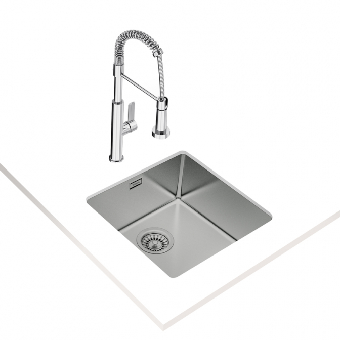 Мийка кухонна Be Linea RS15 40.40 (115000007), Teka - фото 2 Мийка кухонна Be Linea RS15 40.40 (115000007), Teka - фото 2
