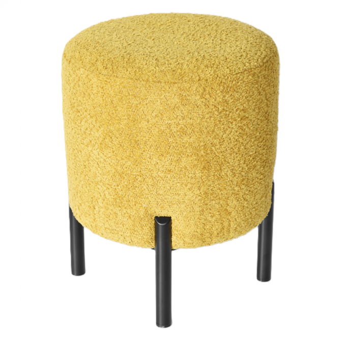 Круглый пуф FLY, 330х430 мм, жёлтый