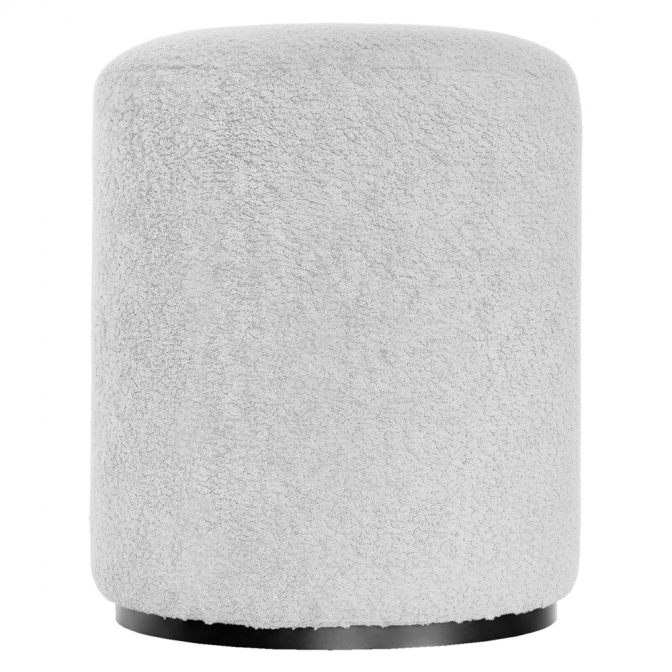 Круглий пуф MAXIMAL, 330х430 мм, сірий