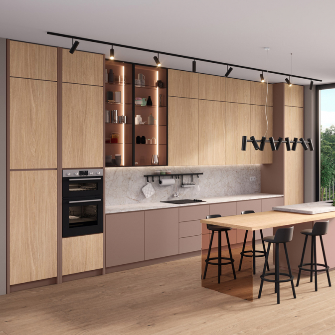 ДСП Kronospan K695 PV Дуб Примавера Строув, 2800х2070х18 - фото 3