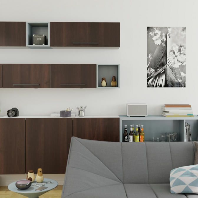 ДСП Swiss Krono 9450 PR Горіх Темний, 2800х2070х18  - фото 4