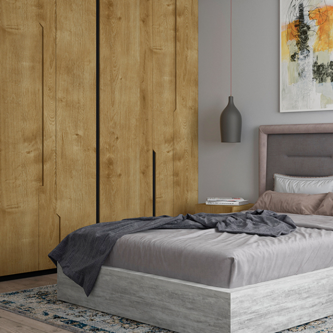 ДСП Swisspan 0355 WL Дуб Ливанский, 2750х1830х18 - фото 3