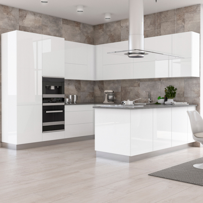 МДФ панель Rehau Rauvisio brilliant 1644L Neve, 2800х1300х19.6 - фото 2