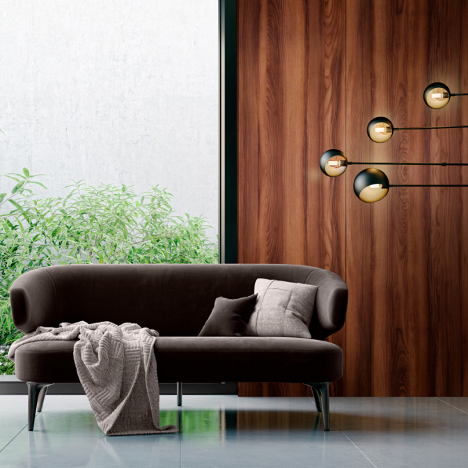 МДФ панель idea LuxeForm FN-021 Дуб карамель, 2800х1300х17.7 - фото 3
