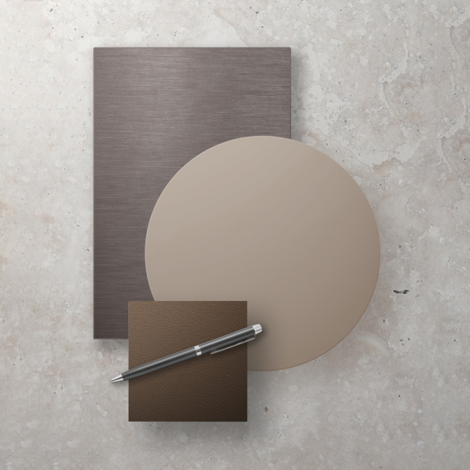 МДФ панель Rehau Rauvisio tone 2740LT Nutmeg Brown, 2800х1300х18.6 - фото 2