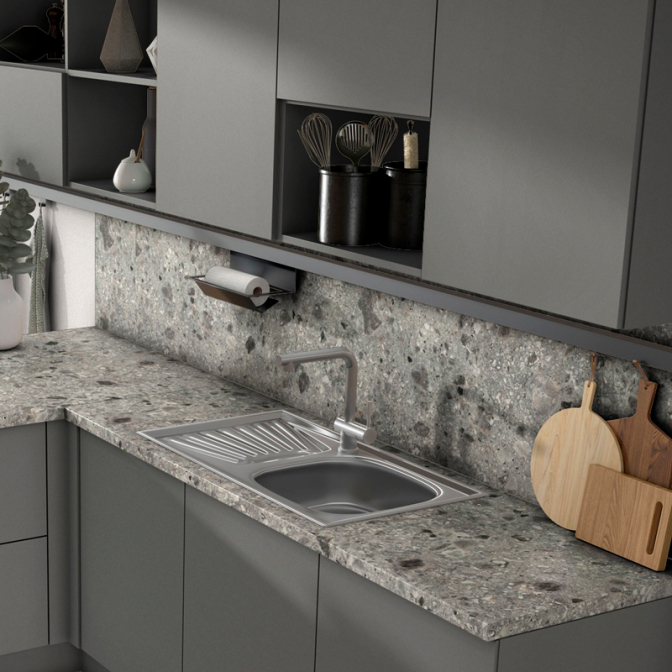 Стільниця Egger F021 ST75 Терраццо Тріестіно сірий, 4100х600х38 - фото 3 Стільниця Egger F021 ST75 Терраццо Тріестіно сірий, 4100х600х38 - фото 3