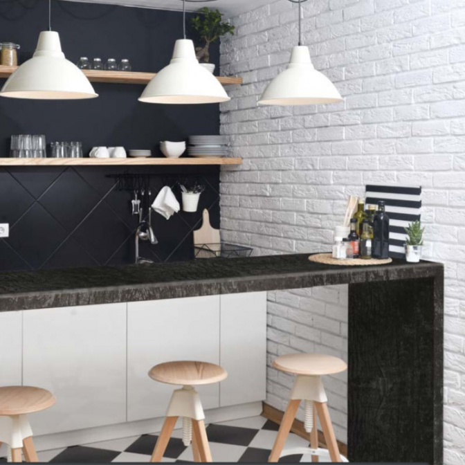 Столешница LuxeForm S496 Готика, 4200х600х38 (м.пог.) Столешница LuxeForm S496 Готика, 4200х600х38 (м.пог.)