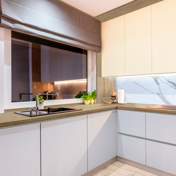 Столешница LuxeForm L152 Дуб Бирмингем, R3, 4200х600х38 (м.пог.) - фото 3 Столешница LuxeForm L152 Дуб Бирмингем, R3, 4200х600х38 (м.пог.) - фото 3